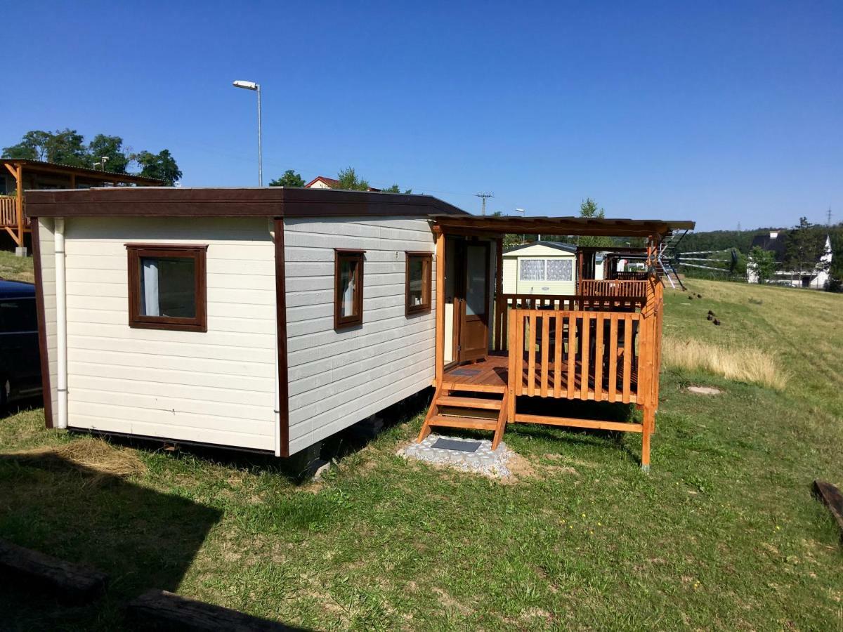 Mobilheim Chalet - Vyrovicka Prehrada Vyrovice Bagian luar foto